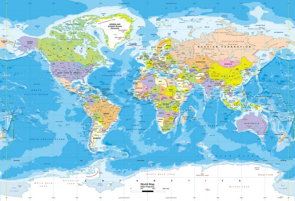 Modern World Map